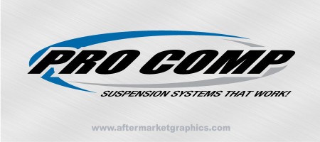 Pro Comp Suspension Decals - Pair (2 pieces)